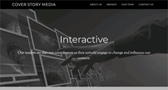 Desktop Screenshot of coverstorymedia.com